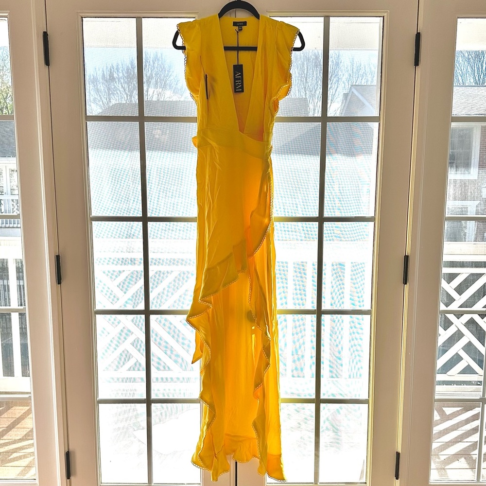 NET AFRM Hi-Lo Wrap Dress - Picture 2 of 3